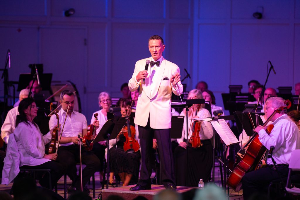 Plymouth Phil performs at Evenings Under the Stars